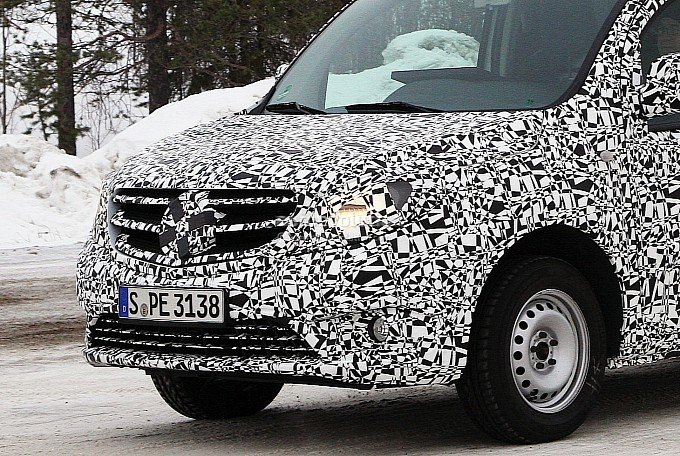 Опытный Mercedes-Benz Citan уже вышел на испытания